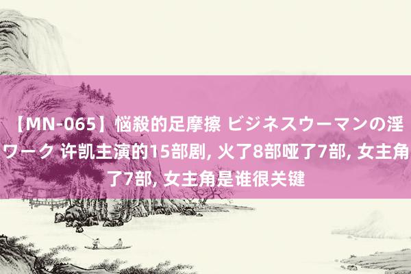 【MN-065】悩殺的足摩擦 ビジネスウーマンの淫らなフットワーク 许凯主演的15部剧, 火了8部哑了7部, 女主角是谁很关键